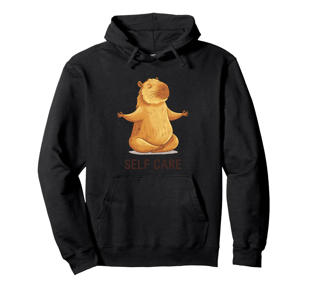 Self Care Relaxing Meditation Animal Calm Hoodie - Streetwear Style Unisex - T-Shirt, Sweatshirt, Hoodie