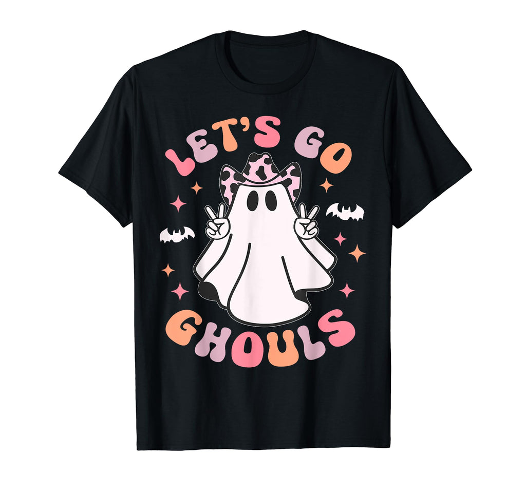 Lets Go Ghouls Funny Halloween Western T-Shirt - Unique Graphic Unisex - T-Shirt, Sweatshirt, Hoodie