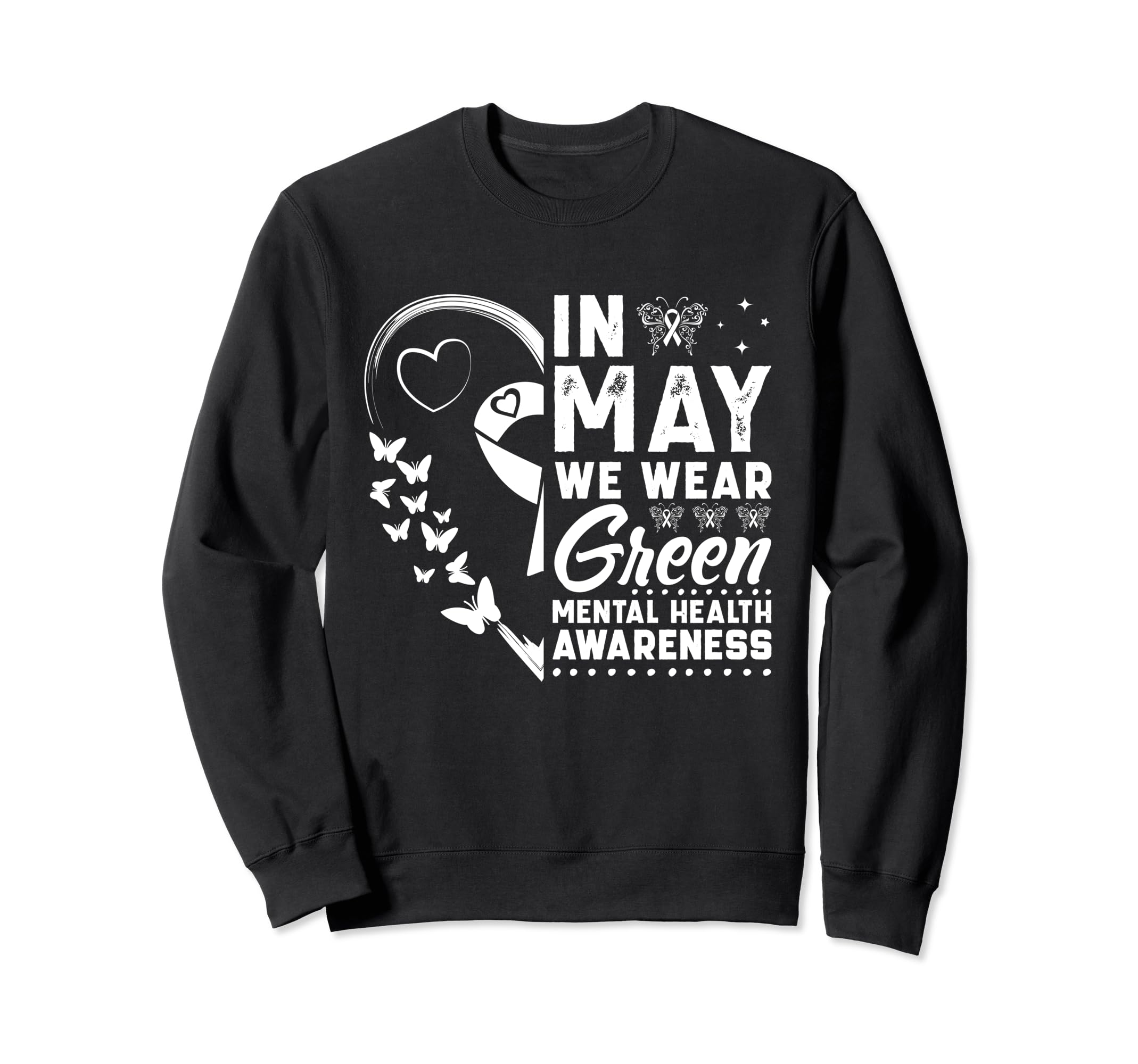 Green Messy Bun May We Wear Green Sweatshirt - Aesthetic Graphic Men Women - T-Shirt, Sweatshirt, Hoodie
