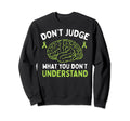 Dont Judge Depression Anxiety Sweatshirt - Fun Novelty Design Men Women - T-Shirt, Sweatshirt, Hoodie