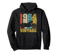61St Birthday Biker 61 Years 1964 Hoodie - Aesthetic Graphic for Adults - T-Shirt, Sweatshirt, Hoodie