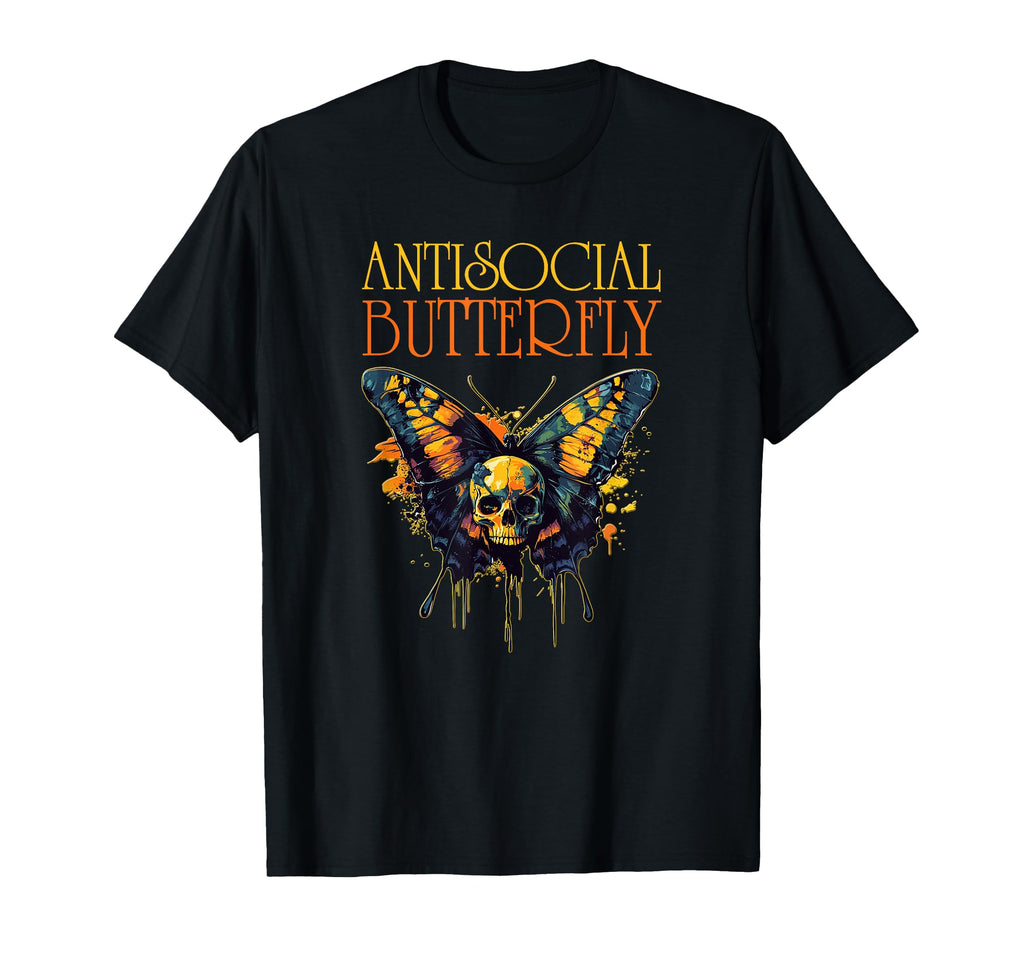 Antisocial Butterfly Gift Sweatshirt - Aesthetic Graphic for Adults - T-Shirt, Sweatshirt, Hoodie