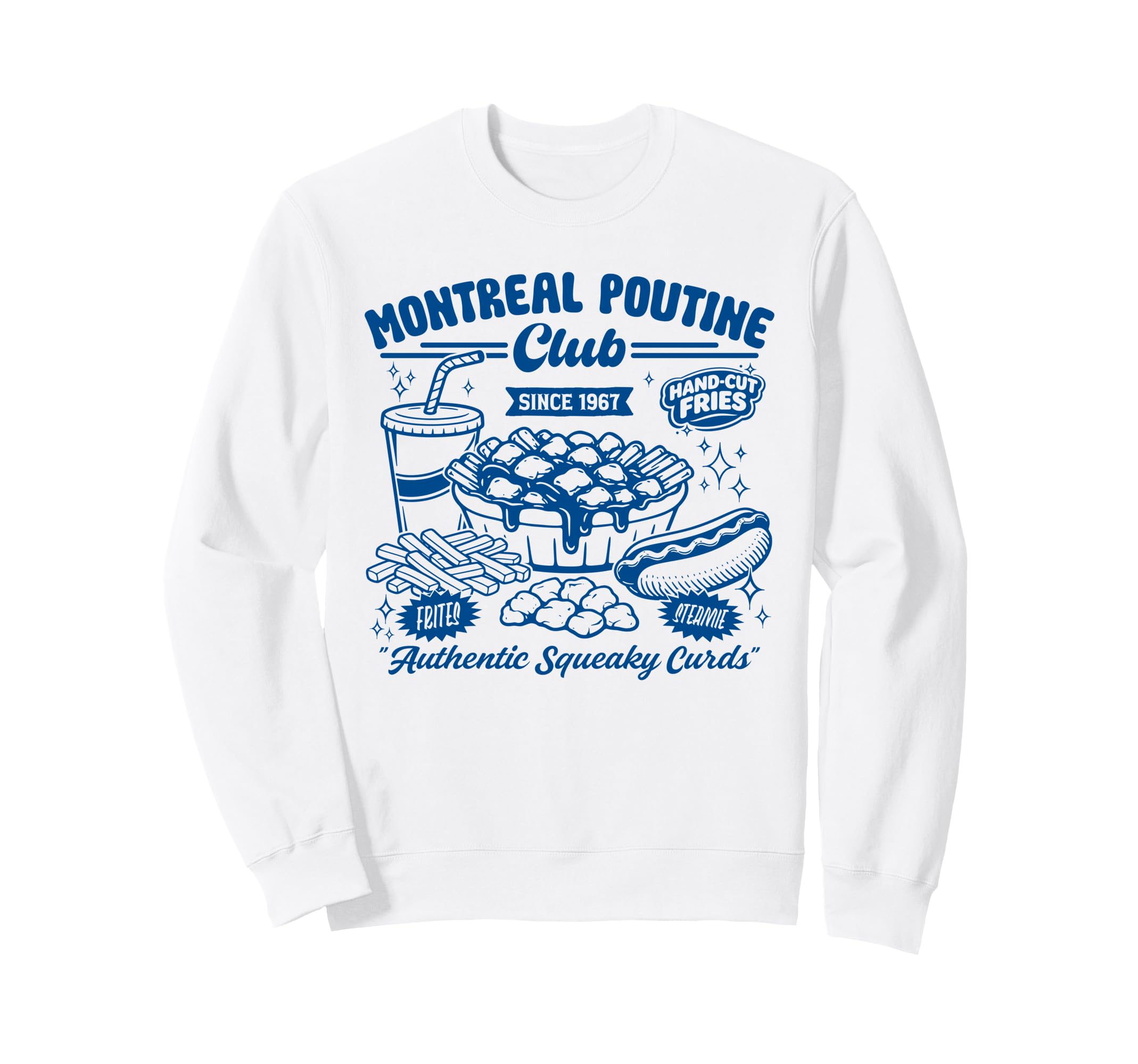 Montreal Poutine Club Food Sweatshirt - Novelty Apparel Men Women - T-Shirt, Sweatshirt, Hoodie