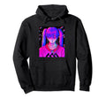 Sad Pastel Aesthetic Anime Synthwave Hoodie - Fun Novelty Design Men Women - T-Shirt, Sweatshirt, Hoodie