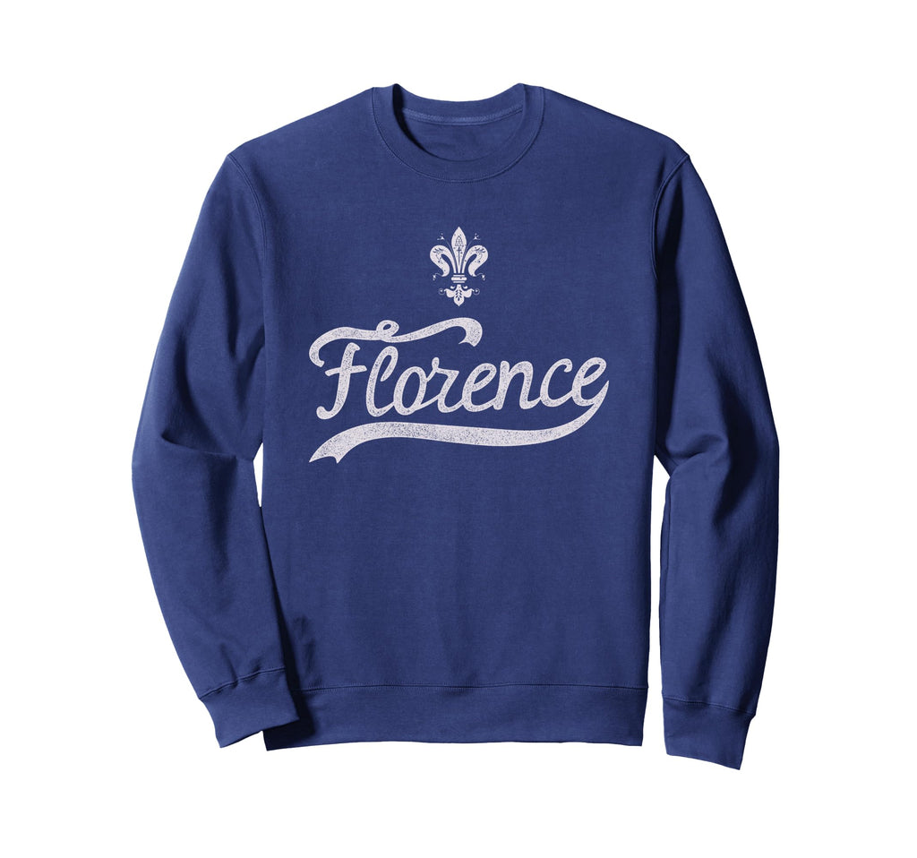 Florence Old School Typography Fleur Sweatshirt - Graphic Print for Adults - T-Shirt, Sweatshirt, Hoodie