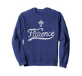 Florence Old School Typography Fleur Sweatshirt - Graphic Print for Adults - T-Shirt, Sweatshirt, Hoodie