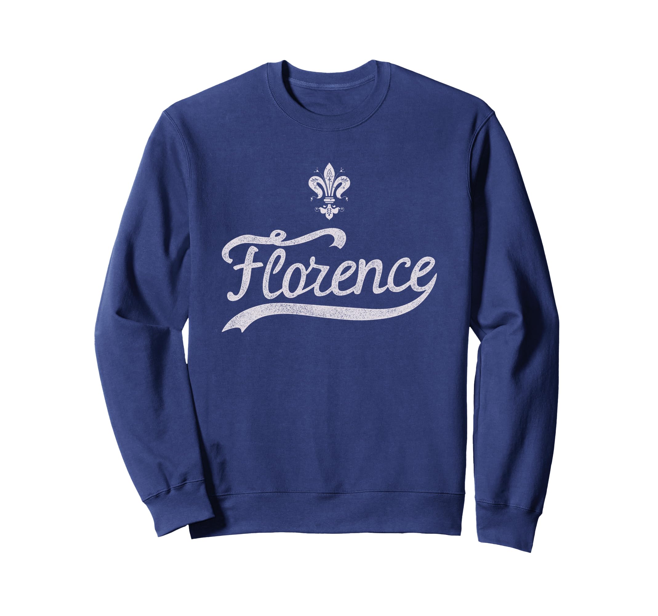 Florence Old School Typography Fleur Sweatshirt - Graphic Print for Adults - T-Shirt, Sweatshirt, Hoodie