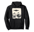 Western Cowboy Ufo Cowboy Alien Funny 90S Hoodie - Trendy Graphic Unisex - T-Shirt, Sweatshirt, Hoodie