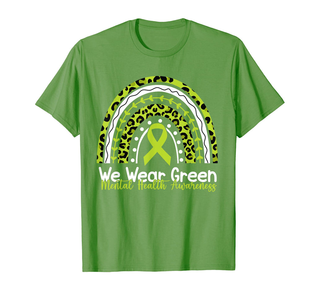 Rainbow May I Wear Green Mental T-Shirt - Custom Art Print Men Women - T-Shirt, Sweatshirt, Hoodie