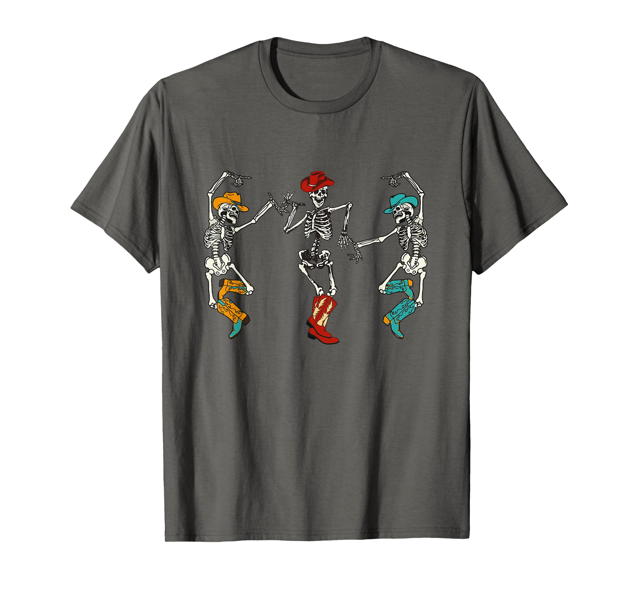 Cowboy Skeleton Cowgirl Dancing T-Shirt - Aesthetic Graphic Men Women - T-Shirt, Sweatshirt, Hoodie