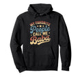 My Favorite People Call Me Baba Hoodie - Fun Novelty Design for Adults - T-Shirt, Sweatshirt, Hoodie