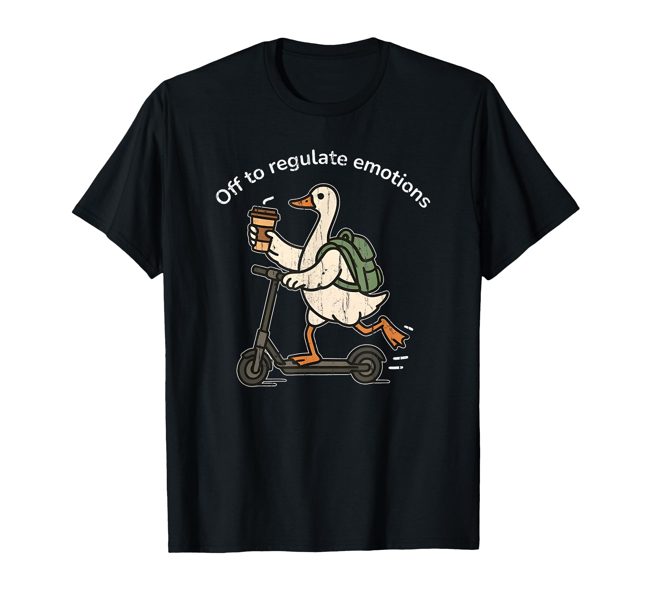 Off To Regulate Emotions Mental Health T-Shirt - Graphic Print Unisex - T-Shirt, Sweatshirt, Hoodie