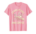 Spark Plugs And Coffee Car Enthusiast T-Shirt - Unique Graphic Unisex - T-Shirt, Sweatshirt, Hoodie