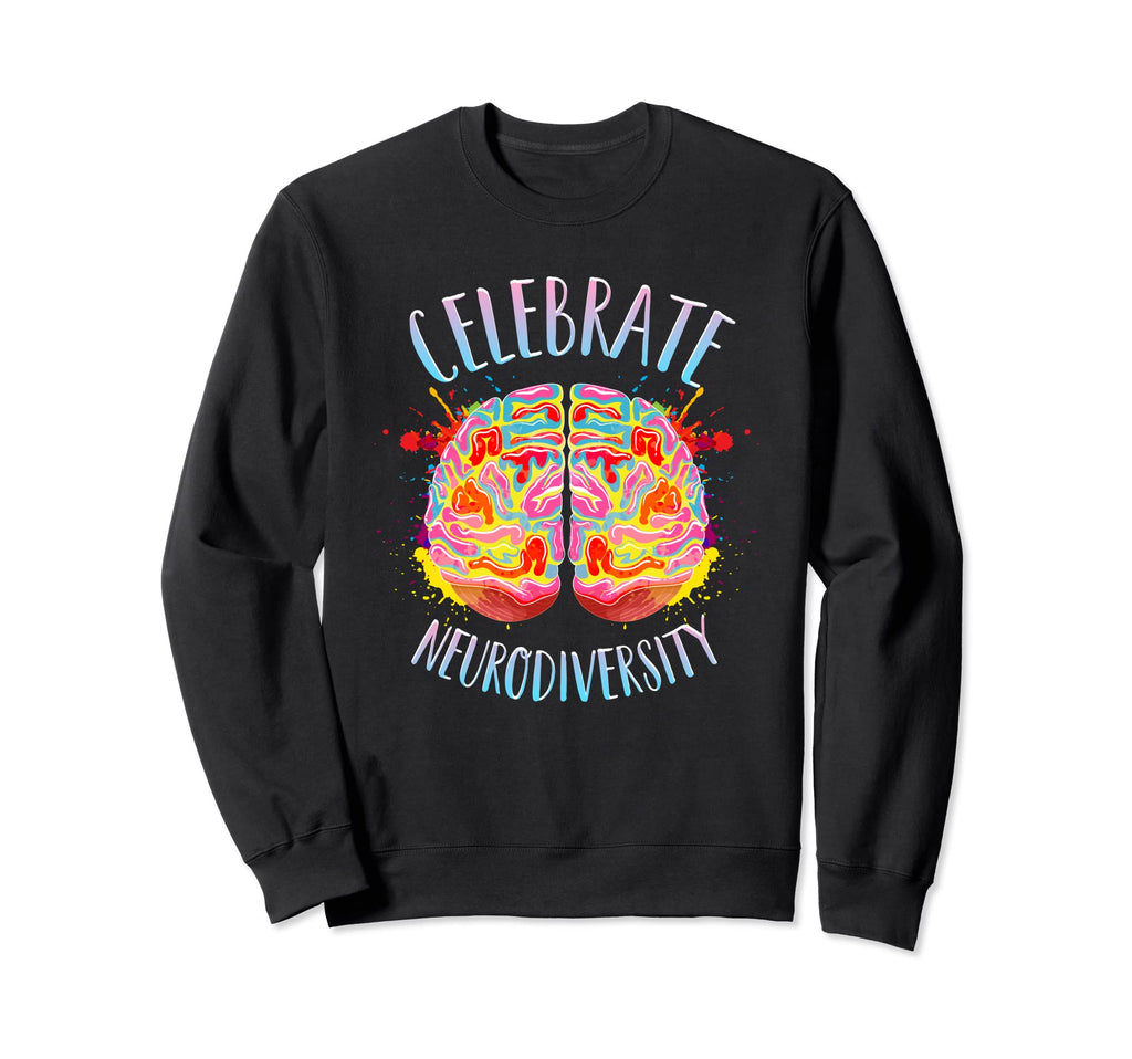 Neurodiversity Celebrate Spectrum Sweatshirt - Novelty Apparel Men Women - T-Shirt, Sweatshirt, Hoodie