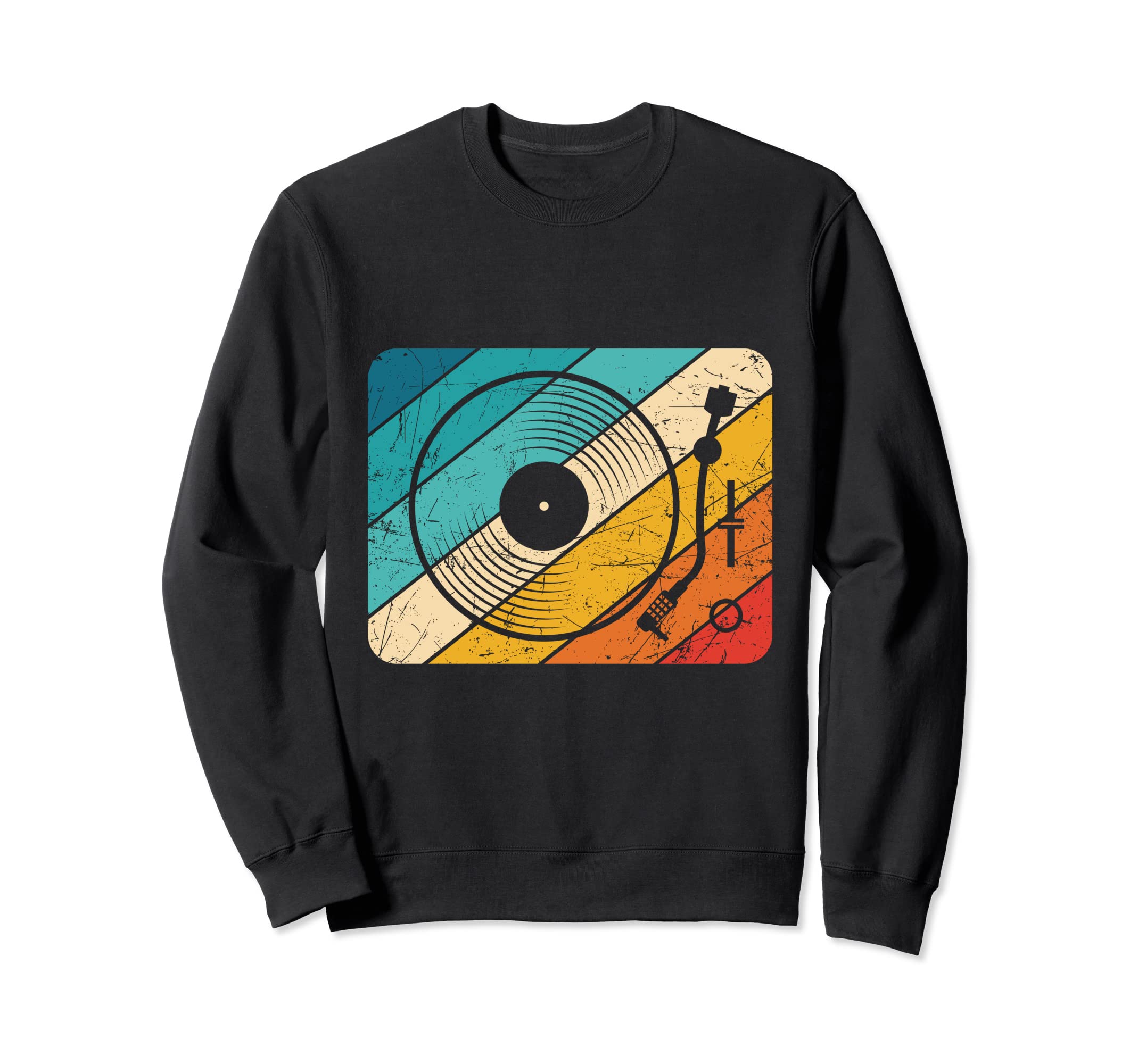 Vinly Record Player Record Lp Sweatshirt - Novelty Apparel for Adults - T-Shirt, Sweatshirt, Hoodie