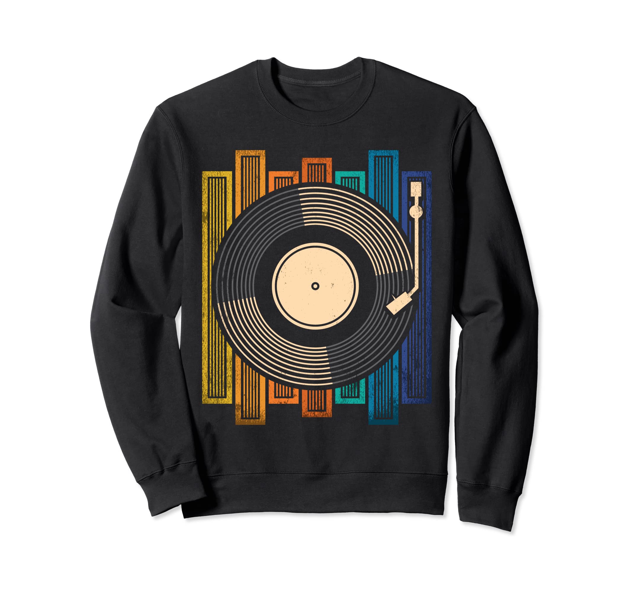 Vinyl Record Player Music Sweatshirt - Casual Everyday Wear Unisex - T-Shirt, Sweatshirt, Hoodie