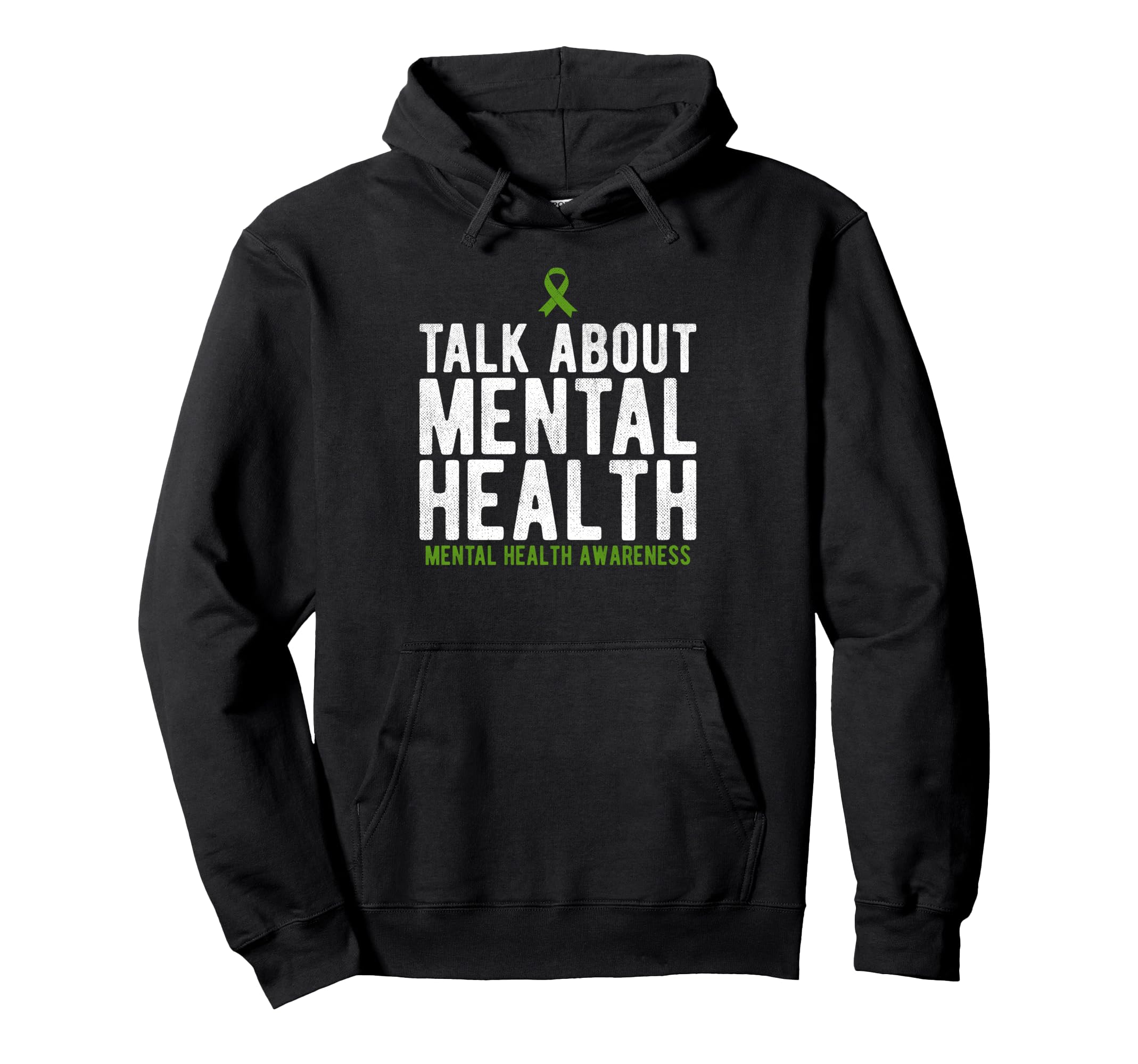 Talk About Mental Health Awareness Hoodie - Graphic Print for Adults - T-Shirt, Sweatshirt, Hoodie