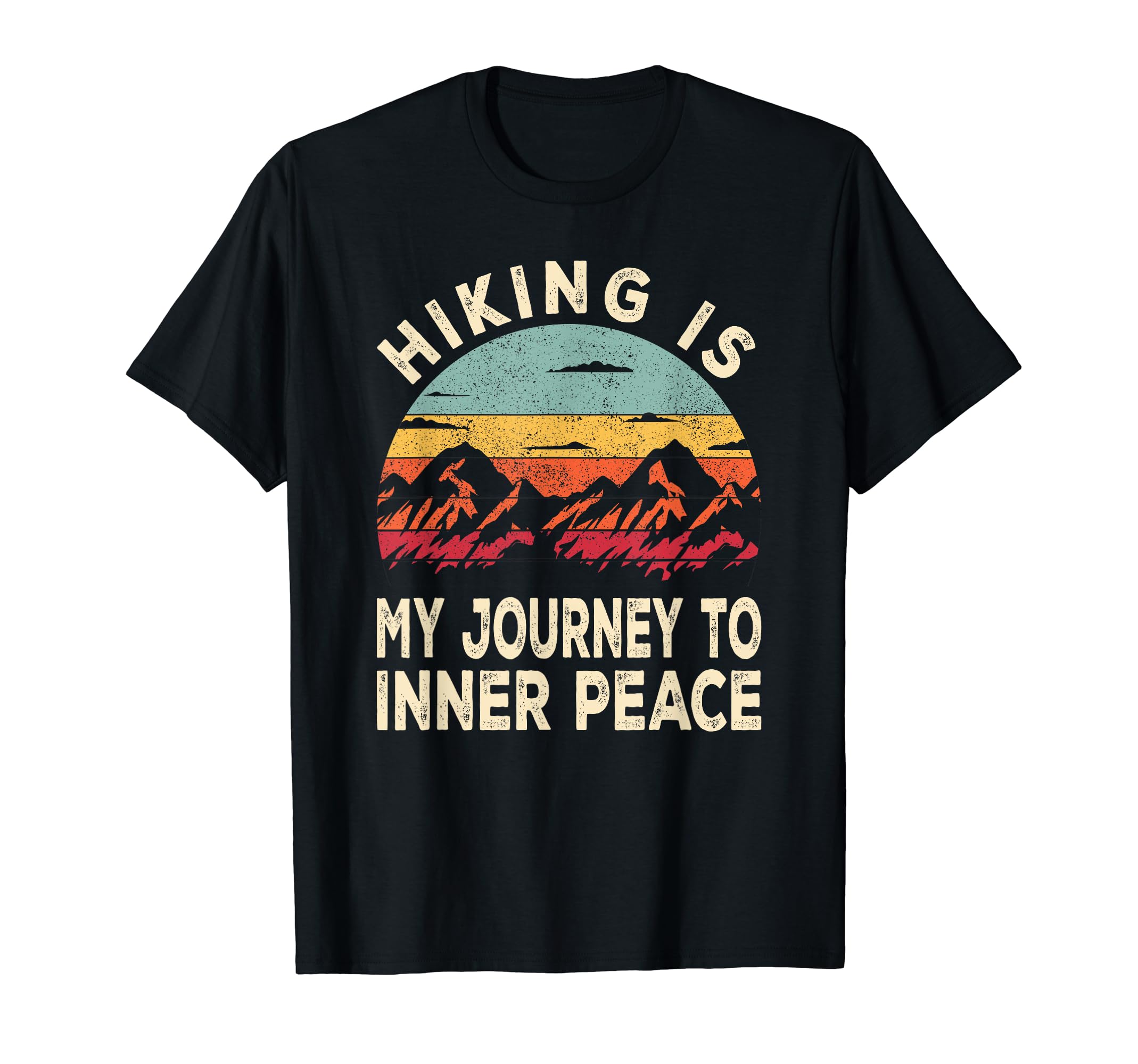 Outdoor Nature Hike Mental Health T-Shirt - Trendy Graphic for Adults - T-Shirt, Sweatshirt, Hoodie