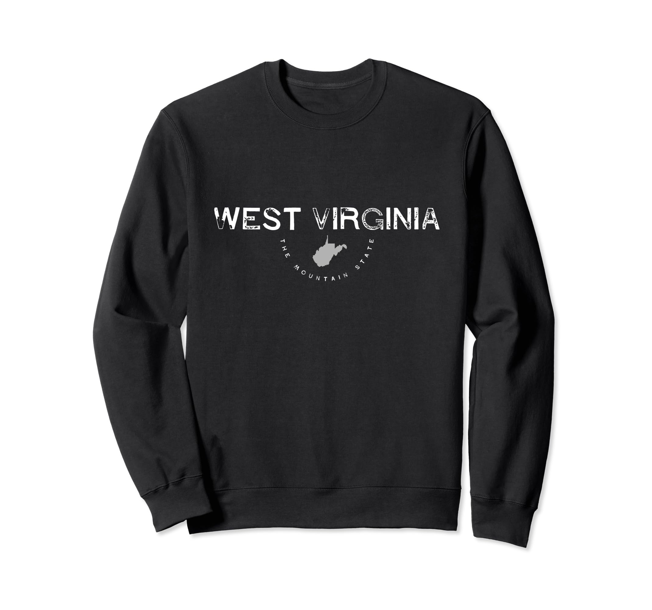 West Virginia Mountain State Sweatshirt - Minimalist Print for Adults - T-Shirt, Sweatshirt, Hoodie