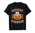 Halloween Howdy Pumpkin Cowboy Rodeo T-Shirt - Streetwear Style Unisex - T-Shirt, Sweatshirt, Hoodie