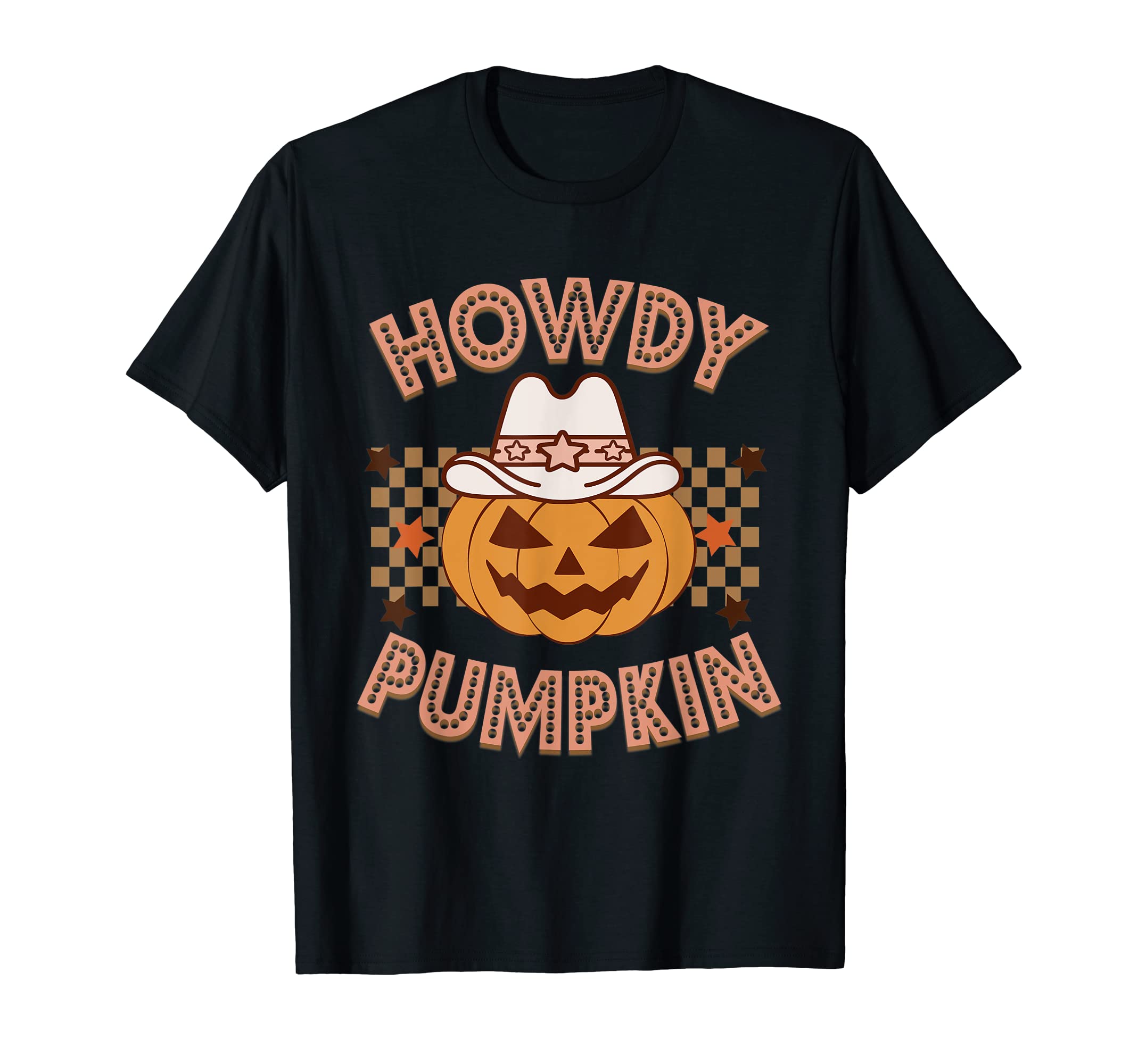 Halloween Howdy Pumpkin Cowboy Rodeo T-Shirt - Streetwear Style Unisex - T-Shirt, Sweatshirt, Hoodie