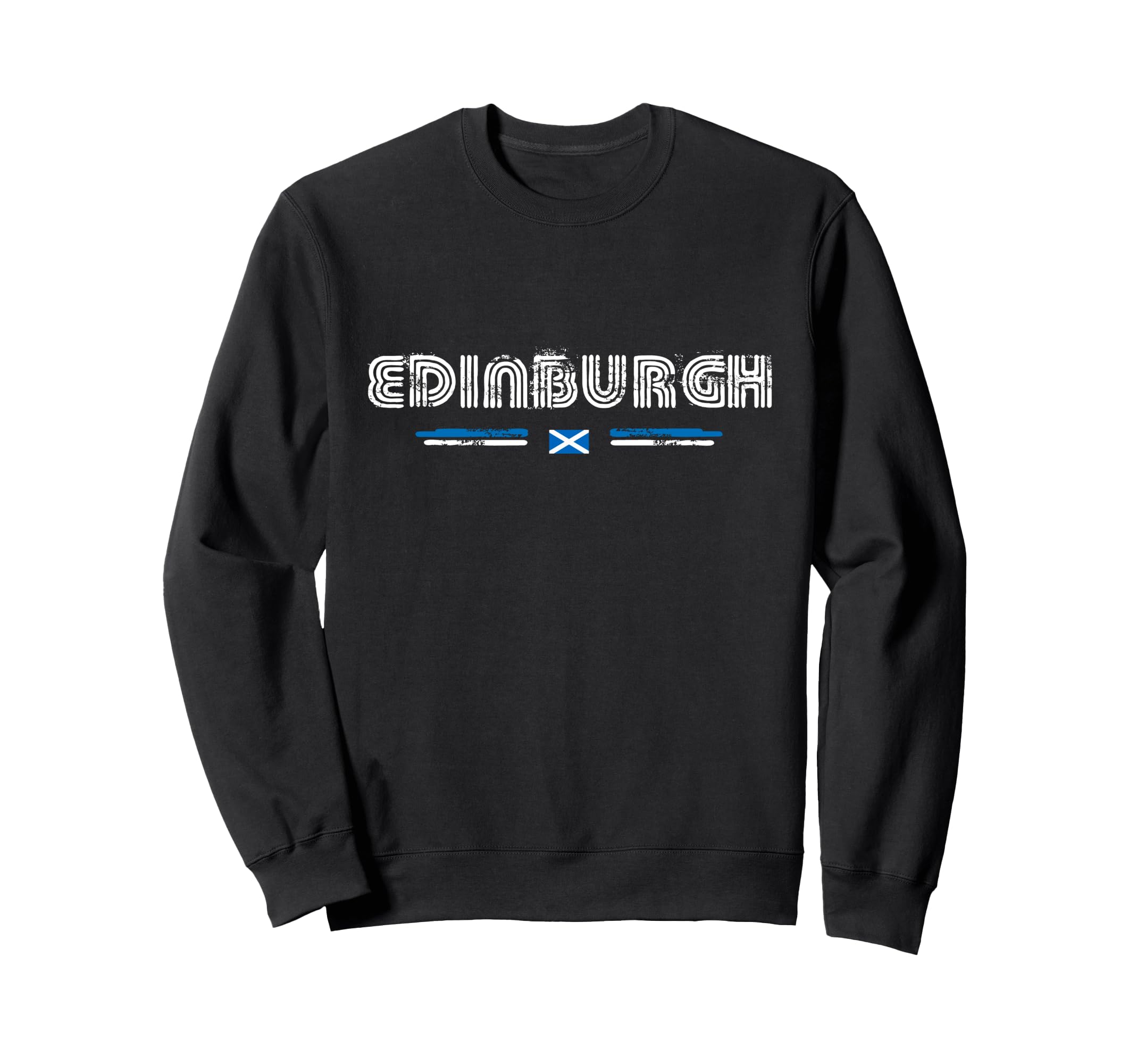 Edinburgh Scotland 70S 80S Type Sweatshirt - Custom Art Print for Adults - T-Shirt, Sweatshirt, Hoodie