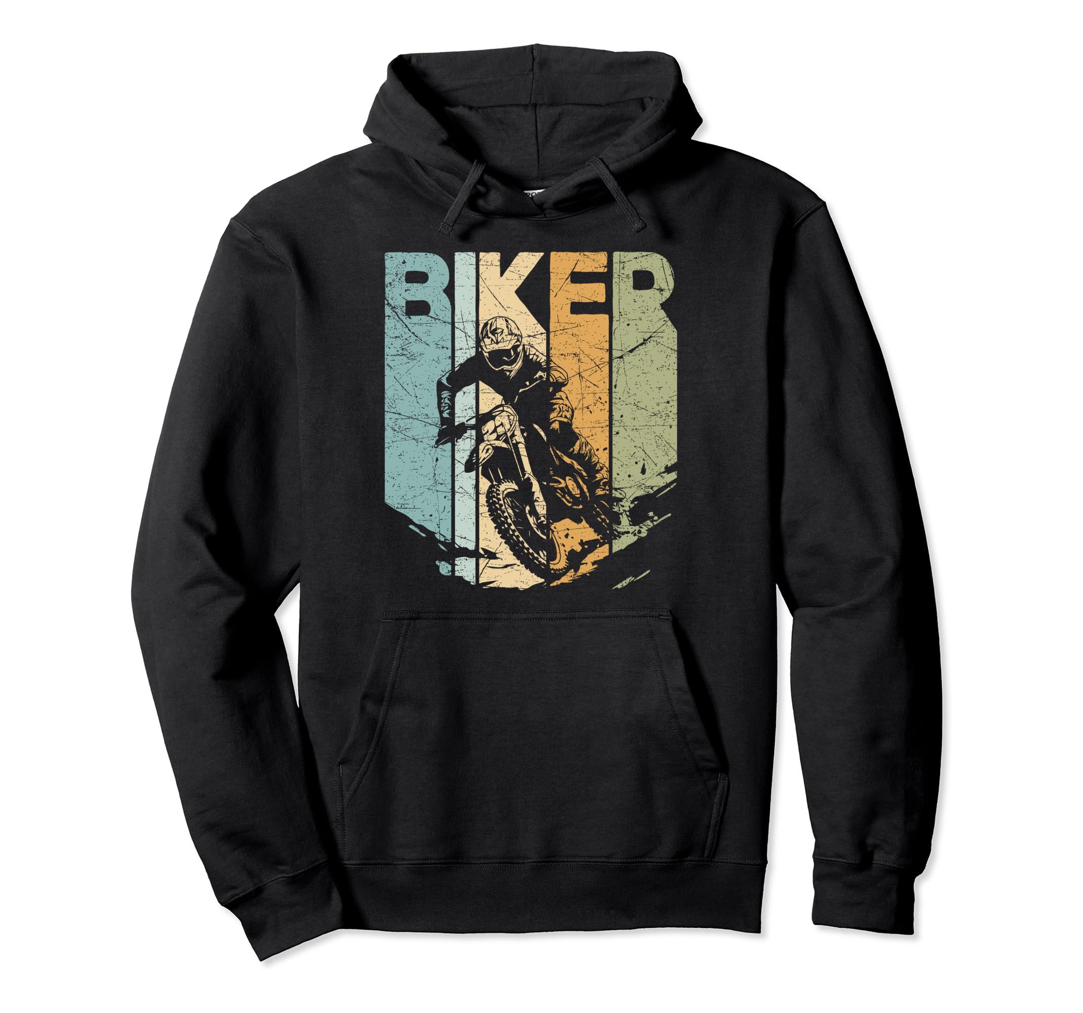 Motocross Biker Off Road Bike Rider Hoodie - Custom Art Print Men Women - T-Shirt, Sweatshirt, Hoodie