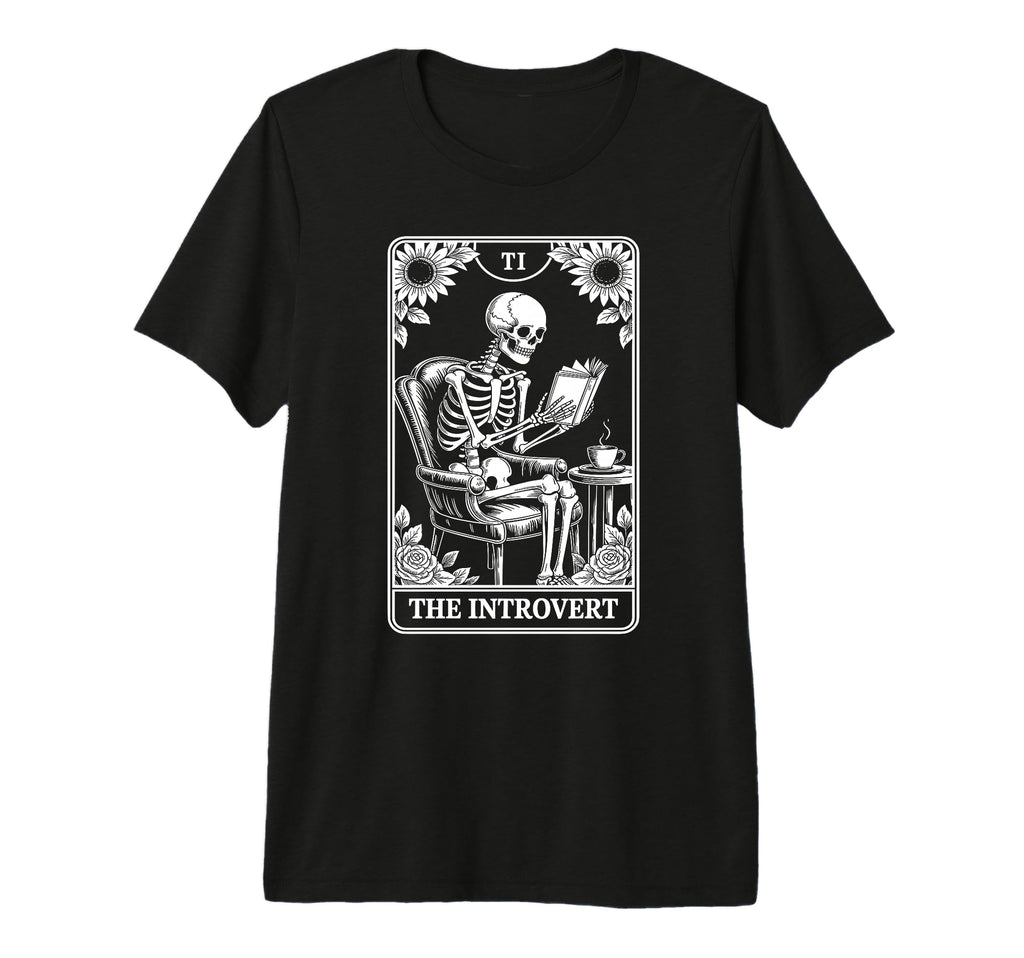 Introvert Tarot Indoorsy T-Shirt - Casual Everyday Wear Men Women - T-Shirt, Sweatshirt, Hoodie
