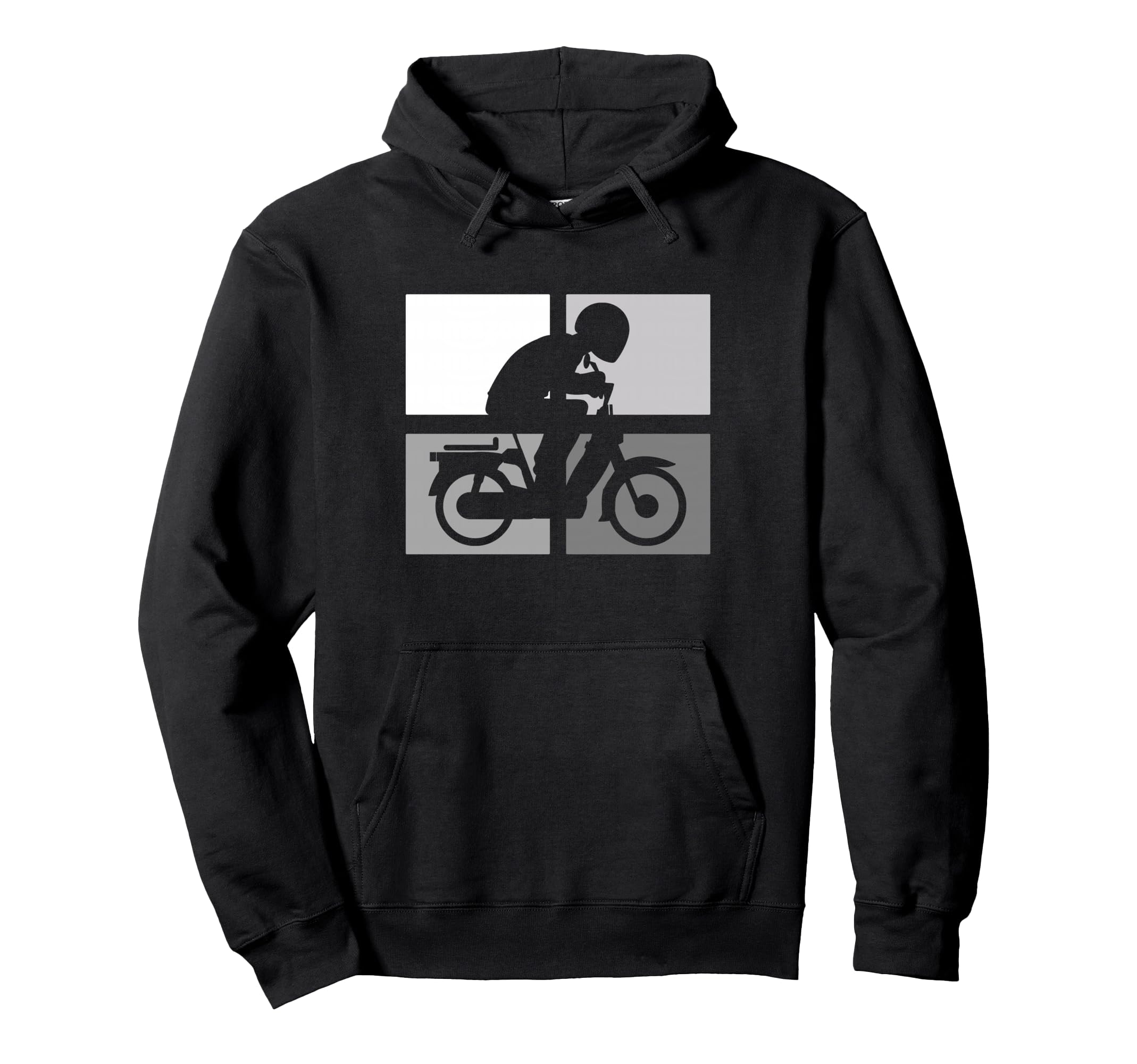 Moped Bike Mofas Moped Motorcycle Hoodie - Aesthetic Graphic for Adults - T-Shirt, Sweatshirt, Hoodie