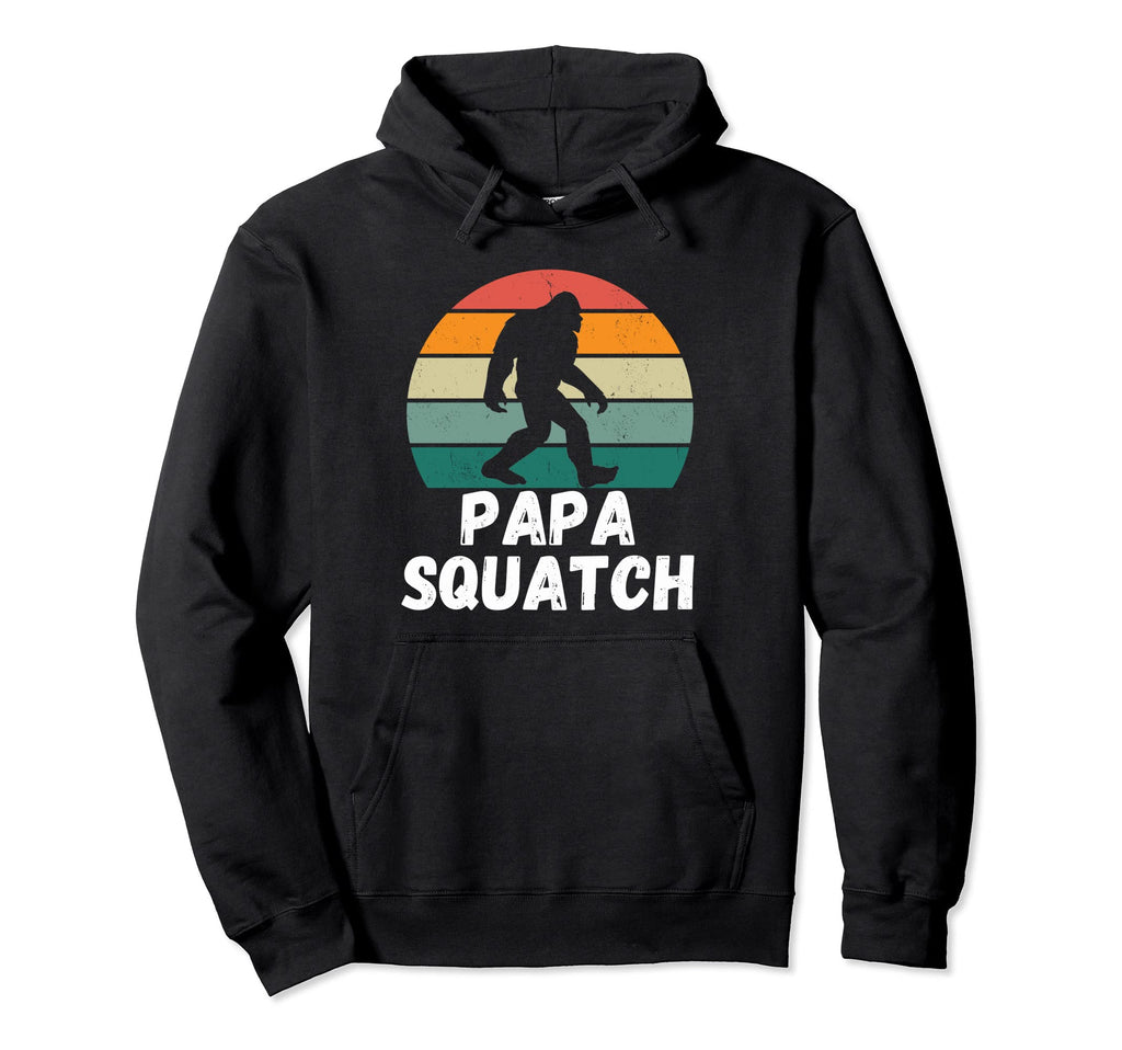 Papa Squatch Funny Dad Sasquatch Hoodie - Fun Novelty Design for Adults - T-Shirt, Sweatshirt, Hoodie