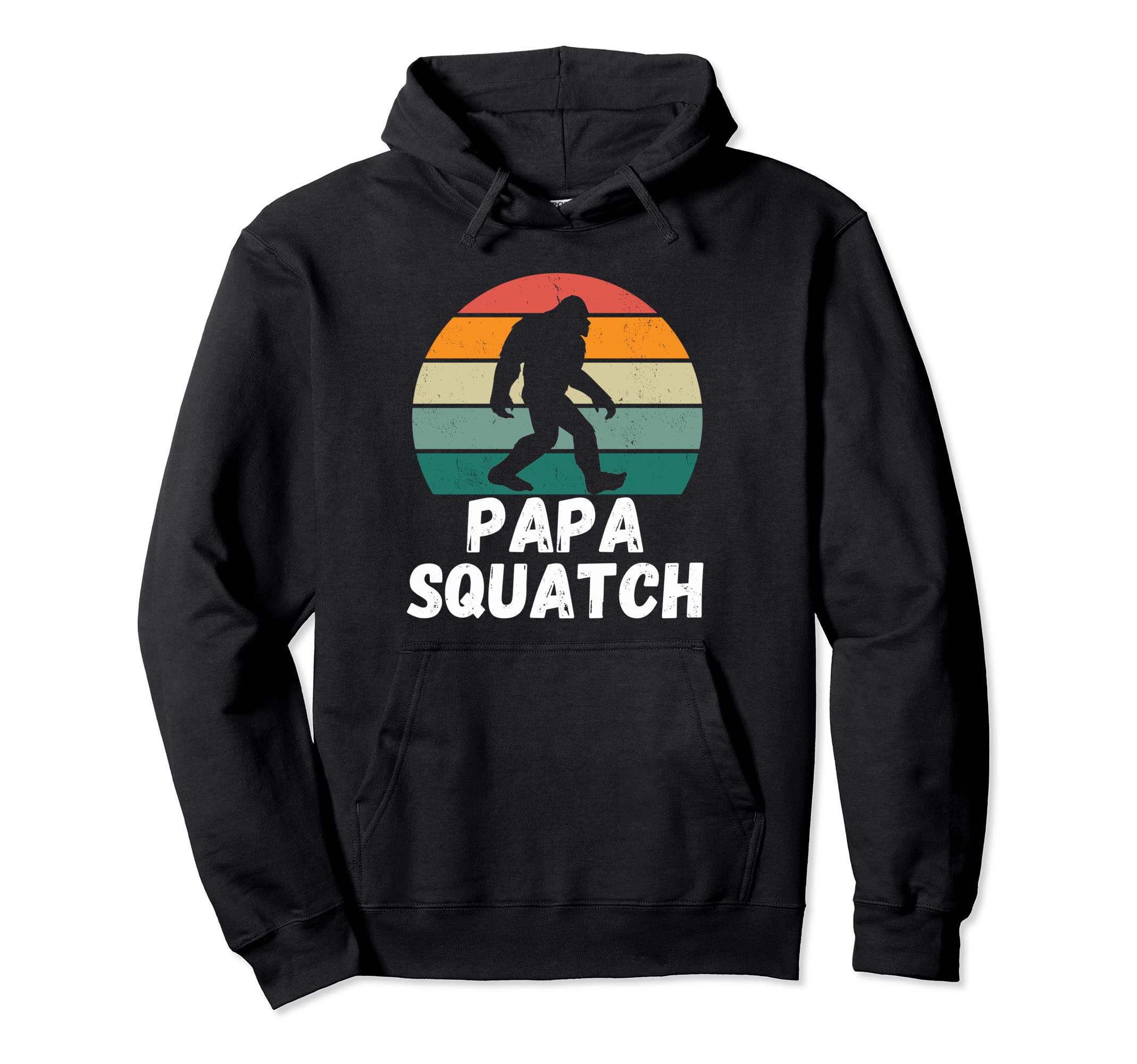 Papa Squatch Funny Dad Sasquatch Hoodie - Fun Novelty Design for Adults - T-Shirt, Sweatshirt, Hoodie