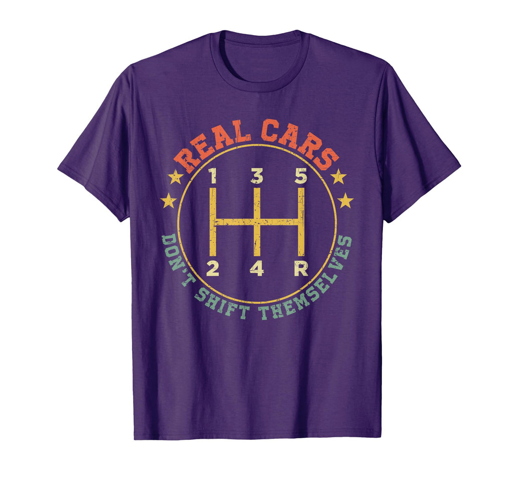 Mechanic Real Cars Dont Shift T-Shirt - Novelty Apparel Men Women - T-Shirt, Sweatshirt, Hoodie