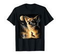 90S Chihuahua Howling Moon T-Shirt - Fun Novelty Design for Adults - T-Shirt, Sweatshirt, Hoodie