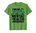 May We Wear Green Mental Health Awareness T-Shirt - Graphic Print Men Women - T-Shirt, Sweatshirt, Hoodie