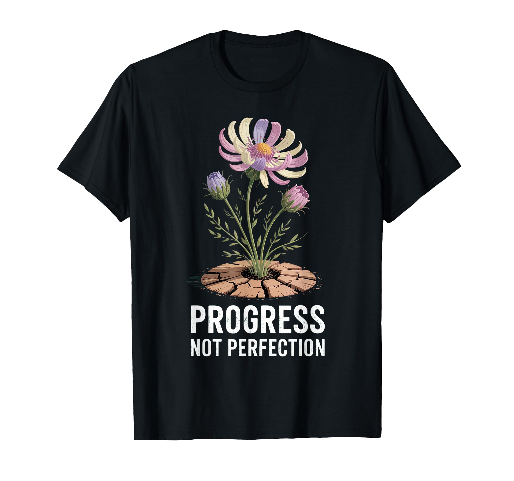 Progress Not Perfection T-Shirt - Casual Everyday Wear Men Women - T-Shirt, Sweatshirt, Hoodie