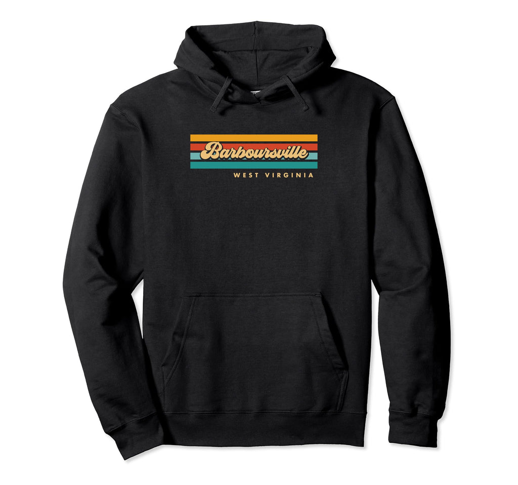 Sunset Stripes Barboursville West Hoodie - Aesthetic Graphic for Adults - T-Shirt, Sweatshirt, Hoodie