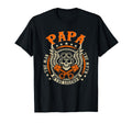 Biker Papa Motorcycles Biker Fathers Day T-Shirt - Graphic Print Unisex - T-Shirt, Sweatshirt, Hoodie