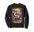 Yokohama City Synthwave 80S Dragon Sweatshirt - Streetwear Style Men Women - T-Shirt, Sweatshirt, Hoodie