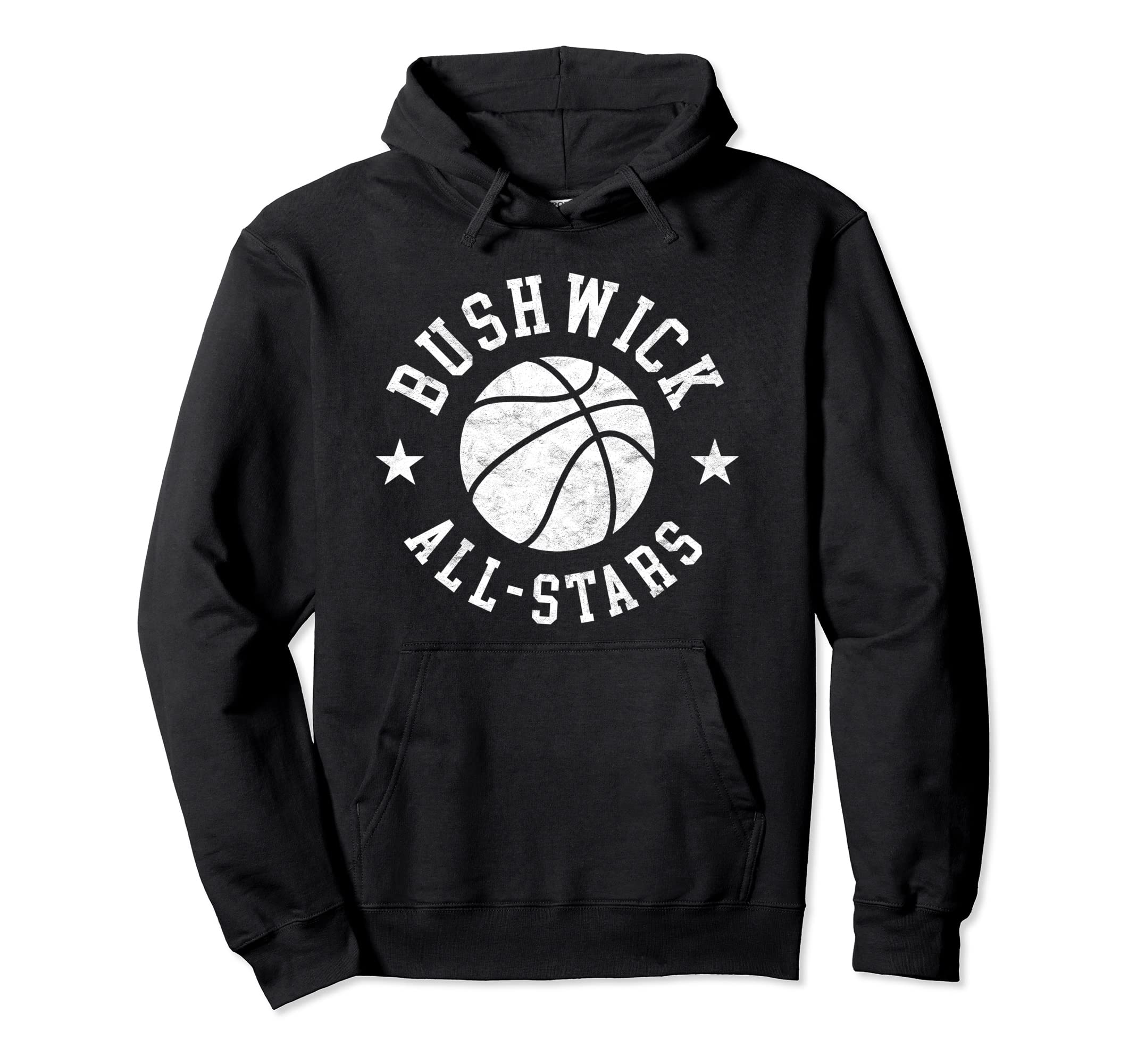 Bushwick All Stars Distressed Nyc Hoodie - Trendy Graphic for Adults - T-Shirt, Sweatshirt, Hoodie