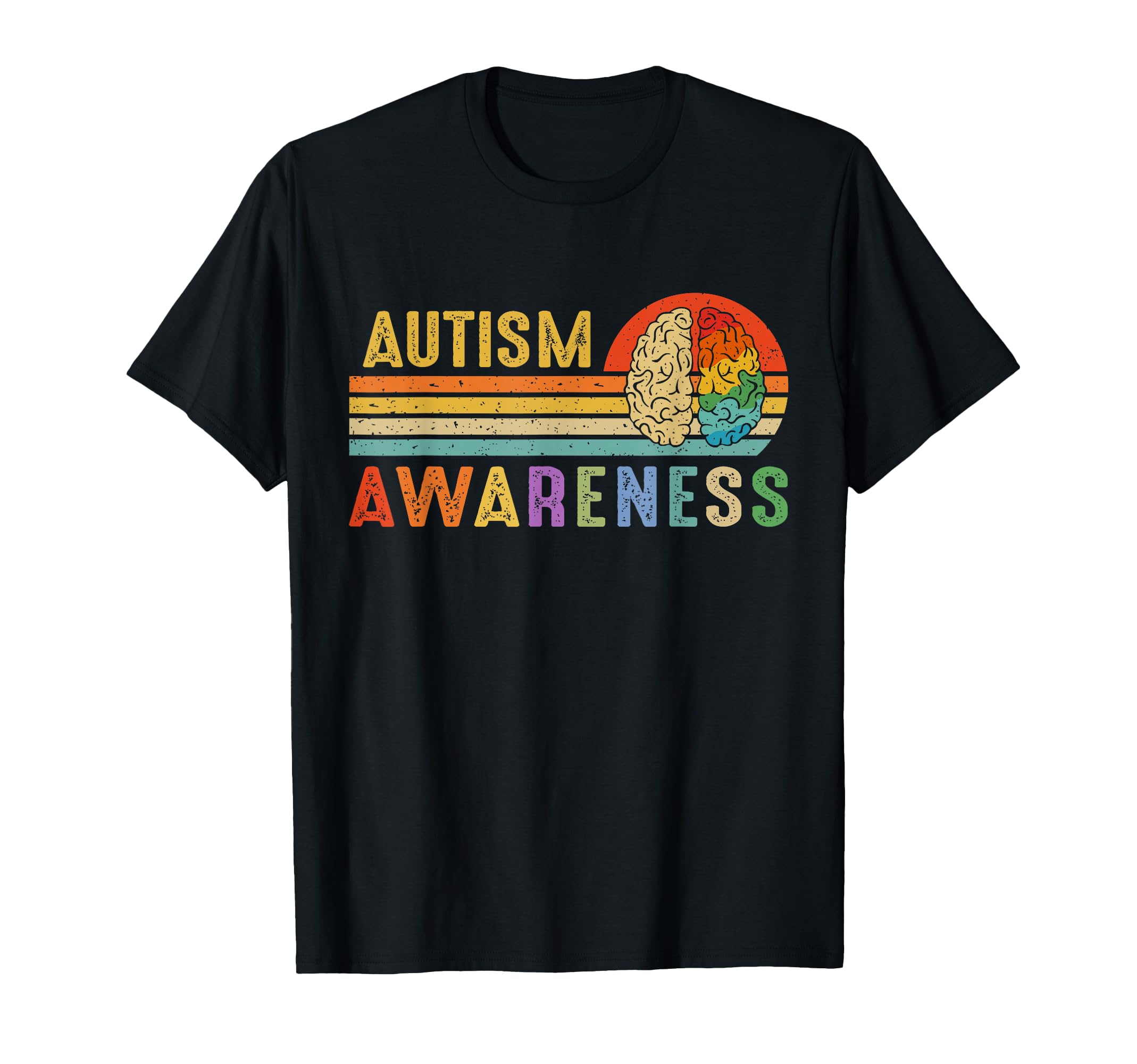 Sunset Autism Awareness Neurodiversity T-Shirt - Streetwear Style Unisex - T-Shirt, Sweatshirt, Hoodie