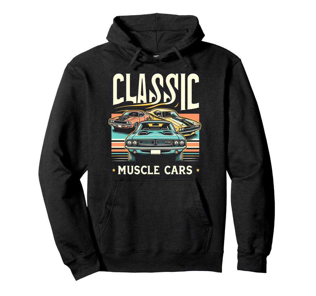 Muscle Car American Car Hoodie - Novelty Apparel Unisex - T-Shirt, Sweatshirt, Hoodie