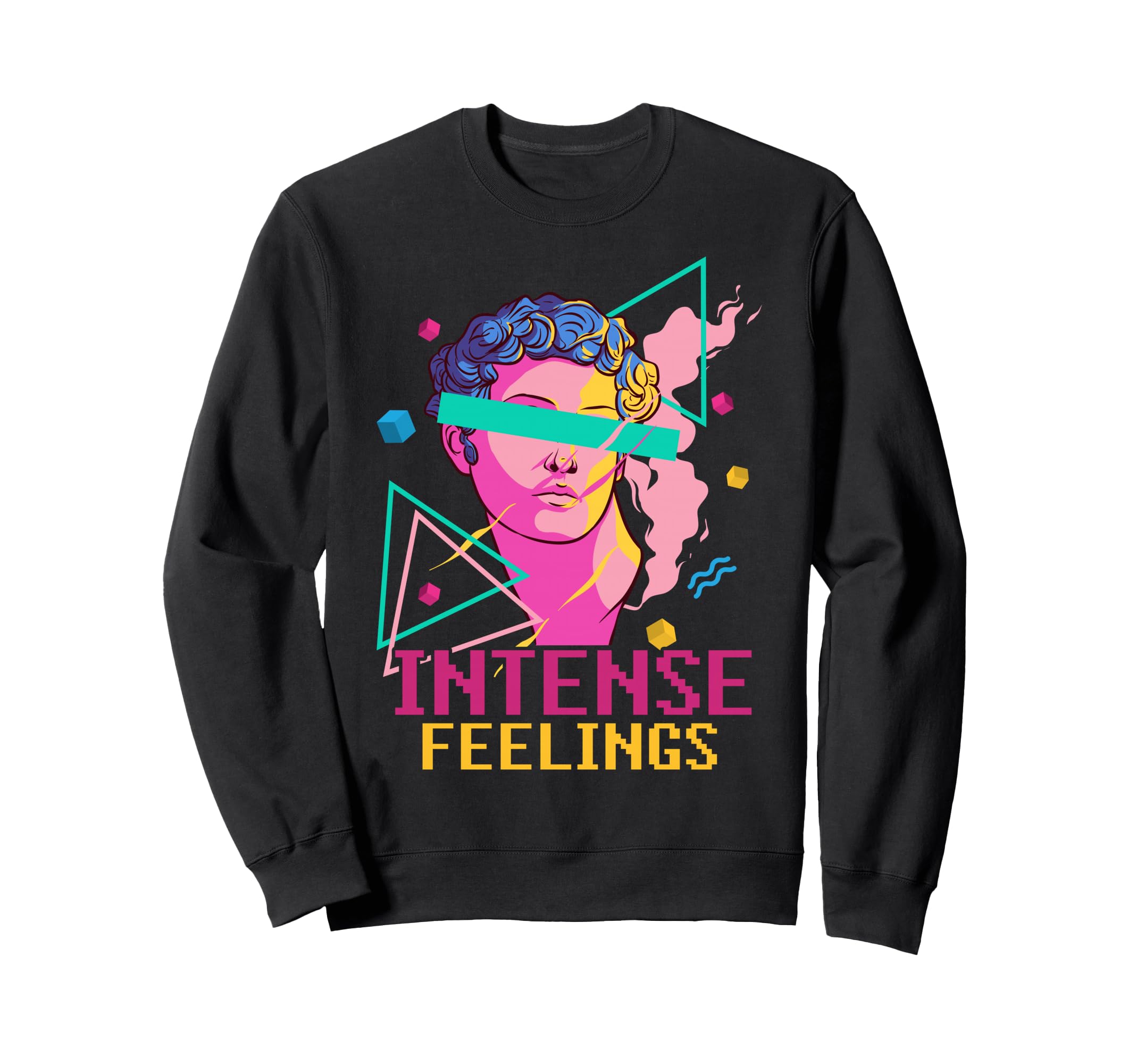 Vaporwave Synthwave Aesthetic 80S 90S Sweatshirt - Unique Graphic Unisex - T-Shirt, Sweatshirt, Hoodie