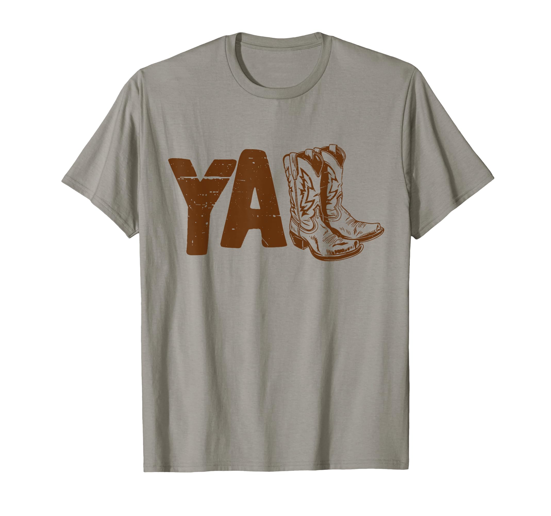 Yall Cowboy Boots Country Western T-Shirt - Casual Everyday Wear Men Women - T-Shirt, Sweatshirt, Hoodie