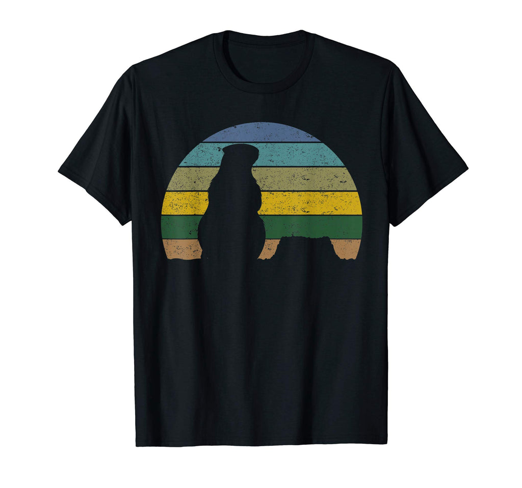 Groundhog Day Sunset Image Woodchuck T-Shirt - Custom Art Print Men Women - T-Shirt, Sweatshirt, Hoodie