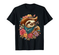 Country Cowboy Sloth Rodeo Cowgirl T-Shirt - Novelty Apparel for Adults - T-Shirt, Sweatshirt, Hoodie