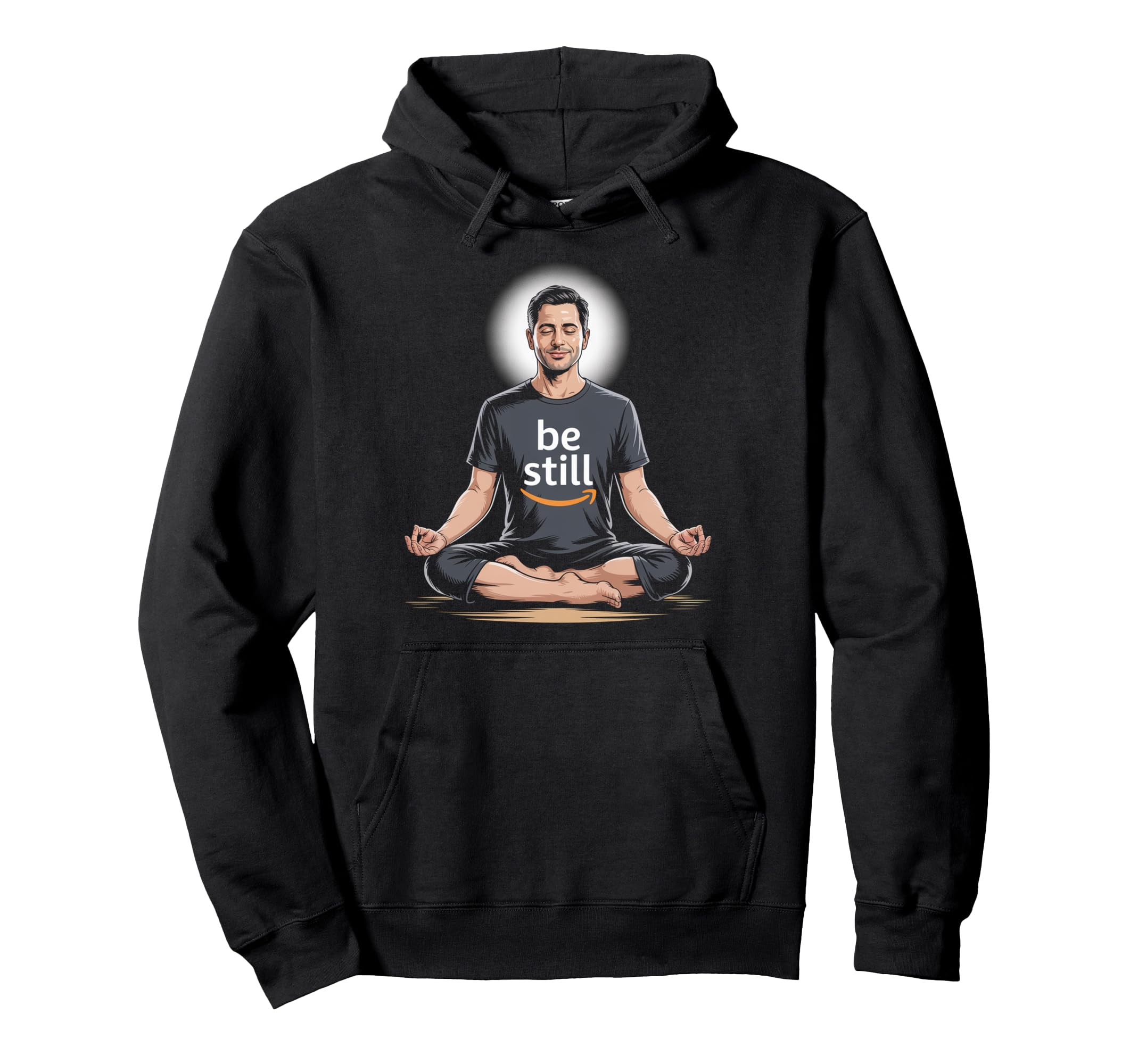 Be Still Inspiring Relaxing Meditation Hoodie - Custom Art Print Unisex - T-Shirt, Sweatshirt, Hoodie