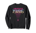 1986 80S Synthwave Triangle Sweatshirt - Graphic Print Men Women - T-Shirt, Sweatshirt, Hoodie