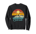 Colorado Distressed Mountains Nature Sweatshirt - Trendy Graphic Men Women - T-Shirt, Sweatshirt, Hoodie