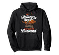 Motorcycle Biker Husband Wife Hello Hoodie - Graphic Print Men Women - T-Shirt, Sweatshirt, Hoodie