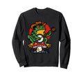 Frog Banjo Tattoo Flash American Sweatshirt - Novelty Apparel Men Women - T-Shirt, Sweatshirt, Hoodie